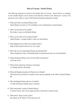 Man of Courage - Daniel Delany