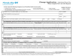 Change Application &ndash; Individual Direct Pay