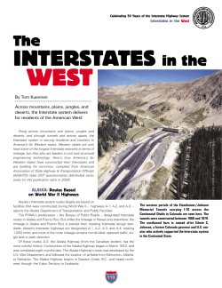 Interstates in the West