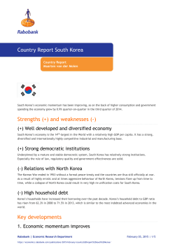 Country Report South Korea