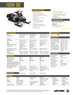 GSX SE - Ski-Doo