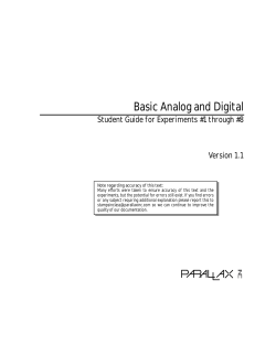 Basic Analog and Digital