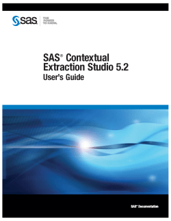 1 - SAS Support