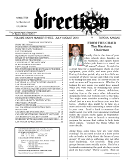DIRECTION (2010-03) July/August 2010