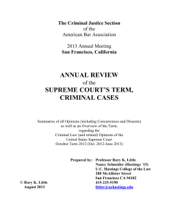 fourth amendment - American Bar Association