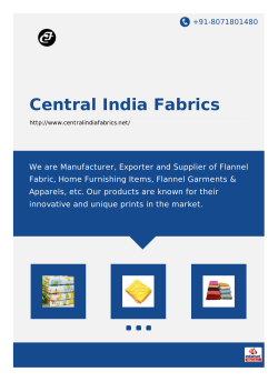 flannel fabrics - Central India Fabrics