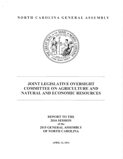 Joint Legislative Oversight Committee (2016)