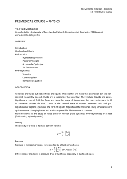 PREMEDICAL COURSE_fluids0809_2 - Biofizika