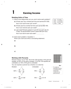 Grade 10 Review of Essential Skills