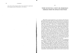 THERE NEVER WAS A WEST: OR, DEMOCRACY EMERGES