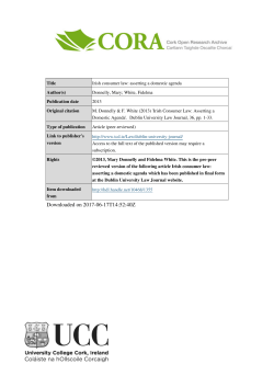 Irish Consumer Law