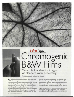 Film Tips - Jack and Sue Drafahl