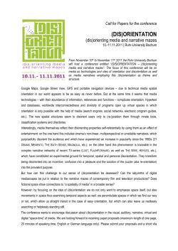 Call for Papers (english) - Ruhr