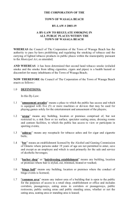 Smoking in Public Places