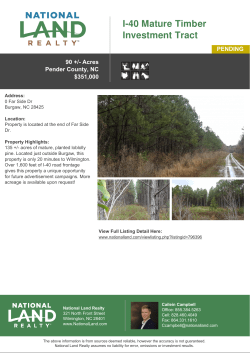 I-40 Mature Timber Investment Tract