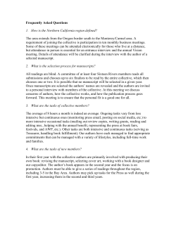 Frequently Asked Questions 1. How is the Northern California region