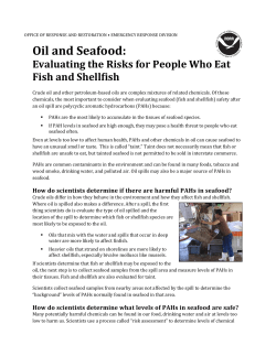Evaluating the Risks for People Who Eat Fish and Shellfish