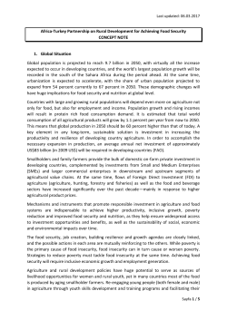 Concept Note of Ministerial Meeting - Turkey