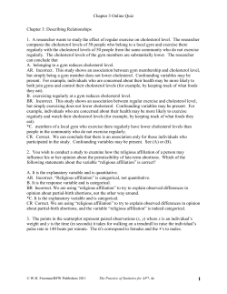 Chapter 3 Online Quiz Chapter 3