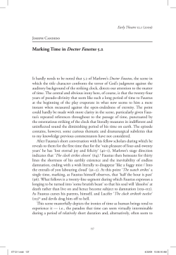 Marking Time in Doctor Faustus 5.2