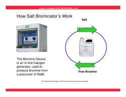 How Salt Brominator`s Work - Canadian Hot Tubs from Canadian