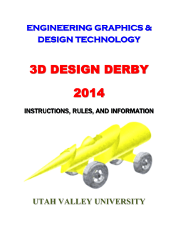 3D Design Derby - Utah Valley University
