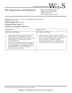 Lesson - Virgin Suicides - Flashback and Flash