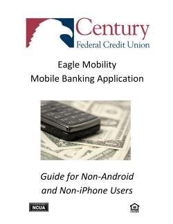 the Eagle Mobility Guide for Non iPhone and Non
