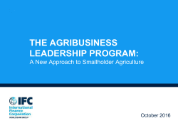 the agribusiness leadership program