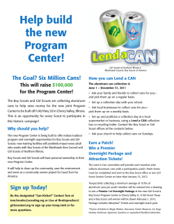 Help build the new Program Center!