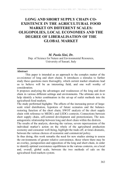 LONG AND SHORT SUPPLY CHAIN CO