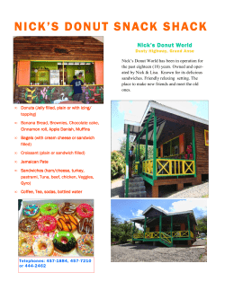 nick`s donut snack shack nick`s donut snack shack