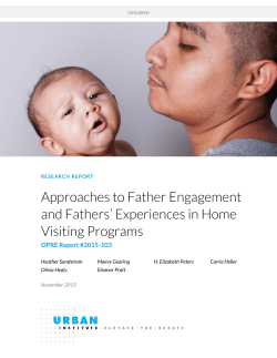 Approaches to Father Engagement and Fathers