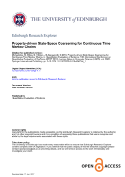 Property-driven State-Space Coarsening for Continuous Time