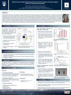 High Gravity and High Cell Density Enhance the Fermentation of