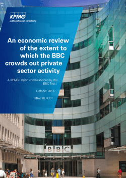 An economic review of the extent to which the BBC crowds