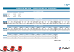 EXAMINATIONS: NDT Rewrite / Transition Examination