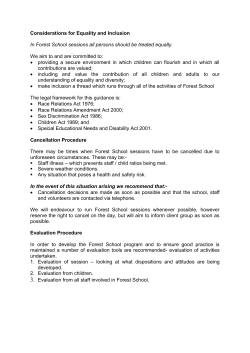 Consideration for Equality/Inclusion