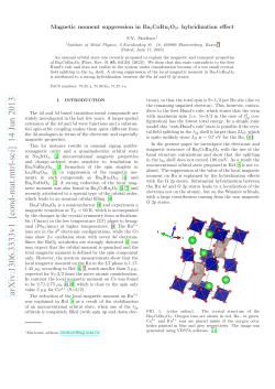 Magnetic moment suppression in Ba3CoRu2O9: hybridization effect