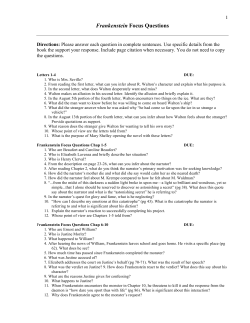 Frankenstein Focus Questions (1)