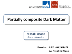 Dark Matter - indico in2p3