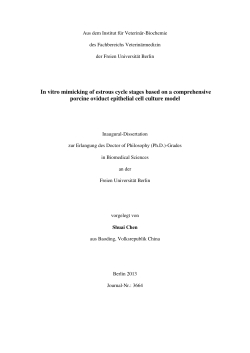 In vitro mimicking of estrous cycle stages based on - diss.fu