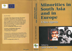 Samir Kumar Das (ed.), Minorities in South Asia