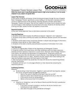 Crossed Reading Sample Lesson Plan