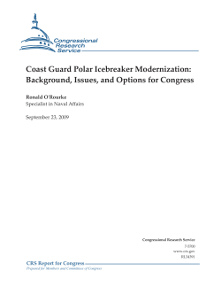 Coast Guard Polar Icebreaker Modernization: Background, Issues