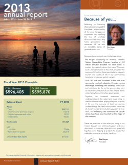 2013 - Gathering Waters Conservancy