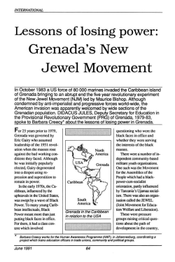 Grenada`s New Jewel Movement