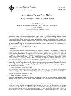 Applications of Support Vector Machine Based on Boolean Kernel to