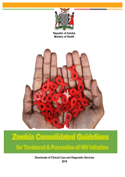 Zambia Consolidated Guidelines