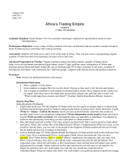 Africa`s Trading Empire